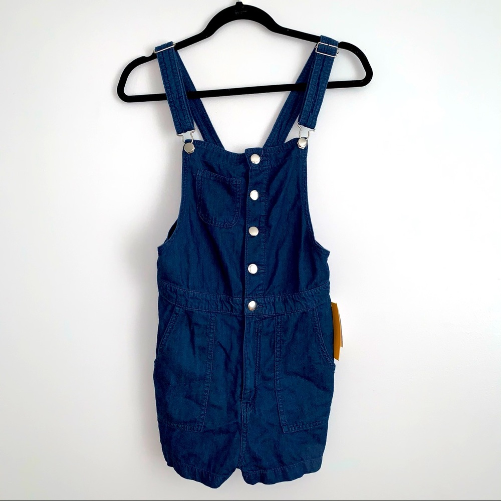 H&M NWT Denim Shorts Overalls